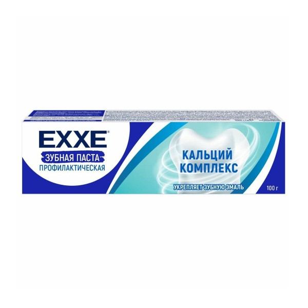 Паста зубная от кариеса Exxe Кальций комплекс 100г