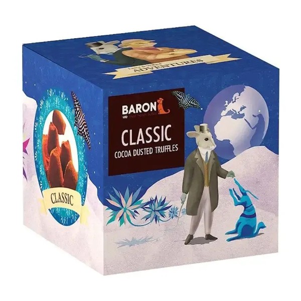 Шоколадные конфеты Трюфели Классические Baron 150г