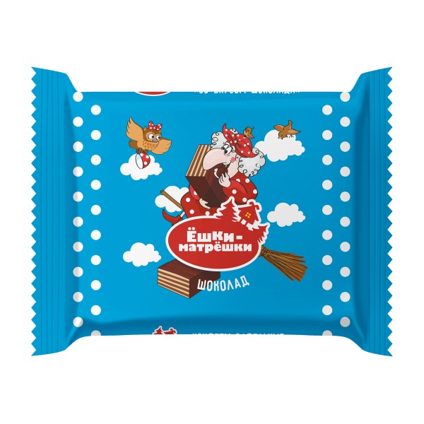 Конфеты вафельные Ёшки-Матрёшки со вкусом шоколада