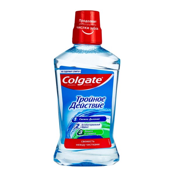 Ополаскиватель для рта Тройное действие Colgate Plax 500мл