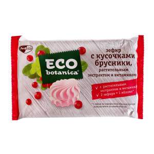 Зефир Eco Botanica брусника,раститительные экстракты и витамины 250г