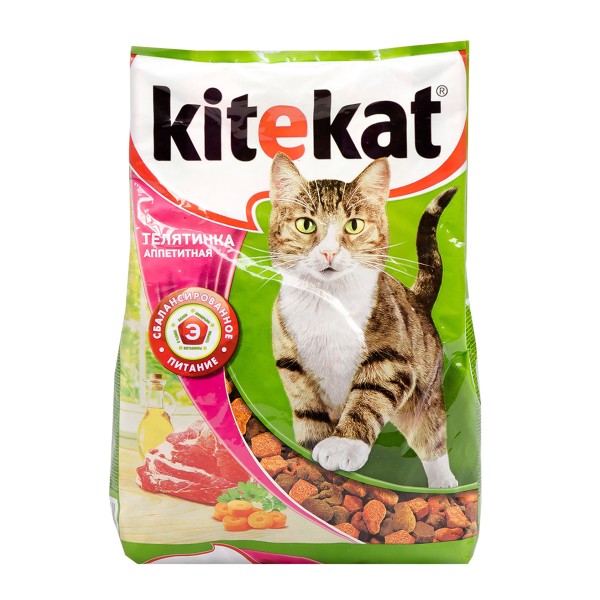 Корм для кошек Kitekat 1,9кг телятинка аппетитная
