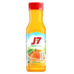 Сок J-7 Fresh Taste апельсин 0,3л
