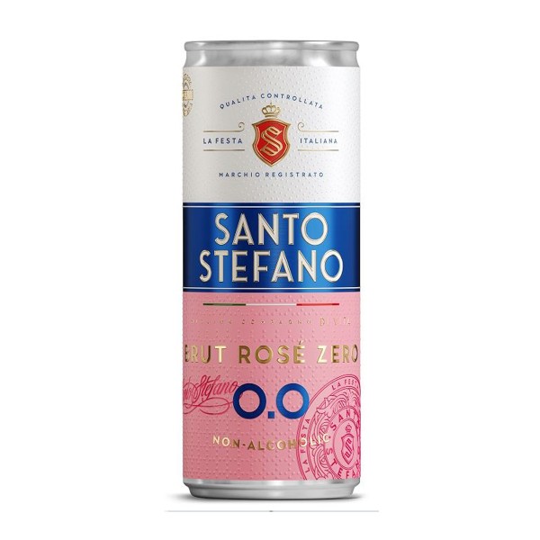 Напиток безалкогольный газированный Santo Stefano Brut Rose 0,25л