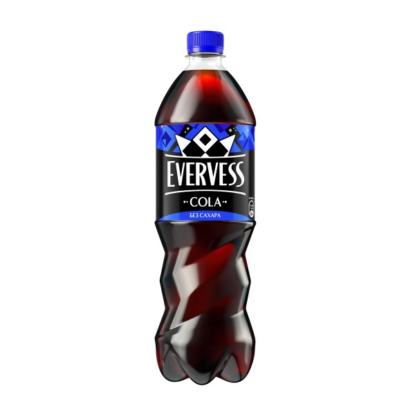 Напиток сильногазированный Эвервесс кола без сахара 1л