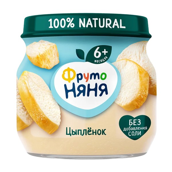 Пюре детское ФрутоНяня 80г цыпленок