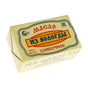 Масло сливочное Из Вологды 82,5% 360г БЗМЖ