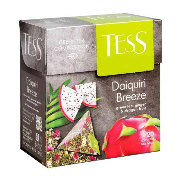 Чай зеленый Tess DaiquireI Breeze 20пирамидок