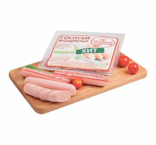 Сосиски Молочные Мясной Гурман 350г