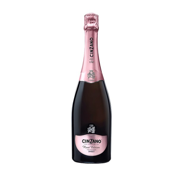 Вино игристое Cinzano Rose розовое полусладкое 0,75л