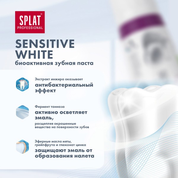 Зубная паста Splat Professional Sensitive white 100мл