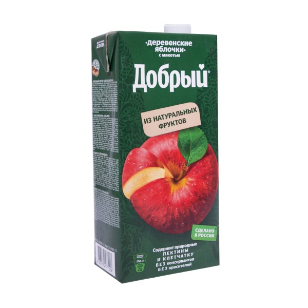 Нектар Добрый 2л деревенские яблочки