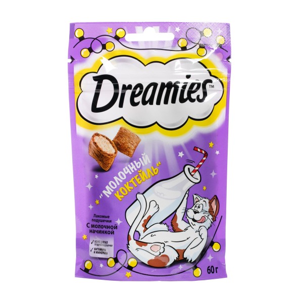 Лакомство Dreamies 60г с добавление молока