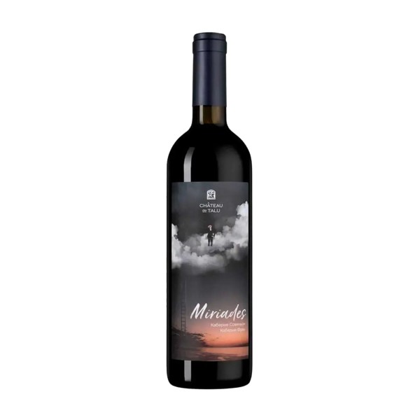 Вино красное сухое Chateau de Talu Miriades Каберне Совиньон Каберне Фран 13% 0,75л Кубань