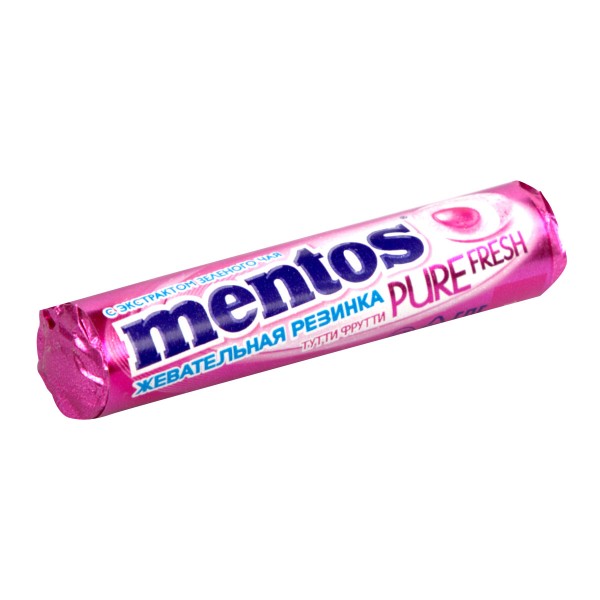 Жевательная резинка Mentos Pure Fresh 54г тутти фрутти