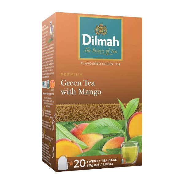 Чай зеленый Dilmah Манго 20пак