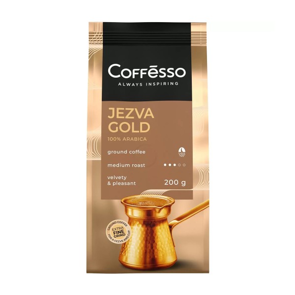 Кофе молотый Coffesso Jezva Gold 200г