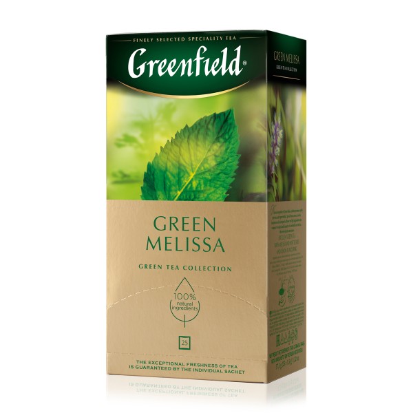 Чай зеленый Greenfield Green Melissa 25пак