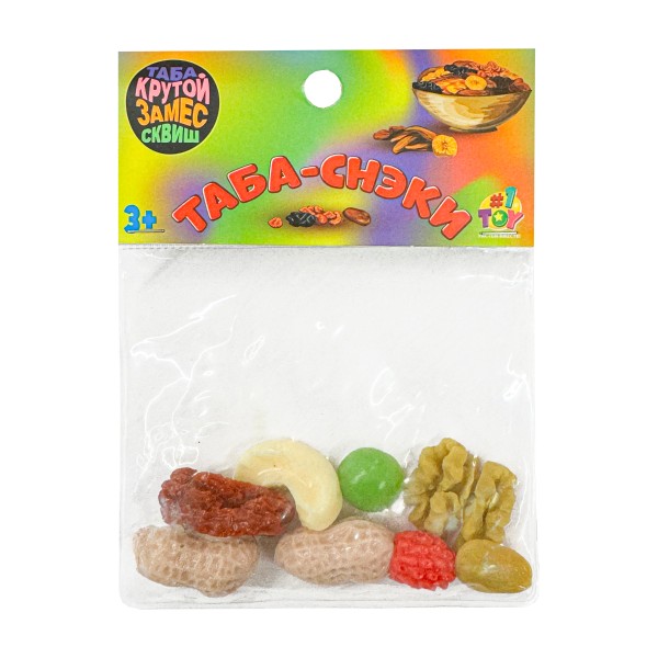 Игрушка Крутой замес Таба сквиши орехи и сухофрукты 3см 1Toy