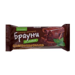 Батончик Брауни шоколадный Петродиет 50г со стевией