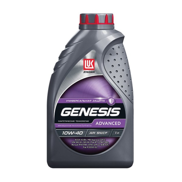 Масло моторное Genesis Advanced 10w-40 1л Лукойл