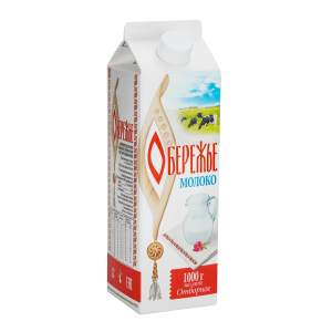 Молоко отборное 3,4%-6% Обережье Ярмолпродукт 1000гр БЗМЖ