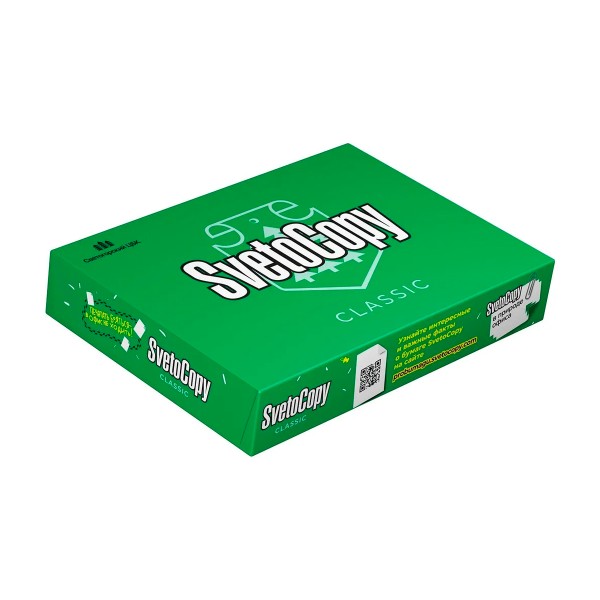 Бумага для копировальных работ Svetocopy А4 500 листов
