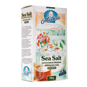 Соль морская Marbelle 750гр крупная