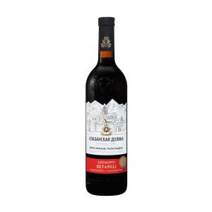 Вино ординарное сортовое красное полусладкое Betaneli  Алазанская долина 11-12% 0,75л