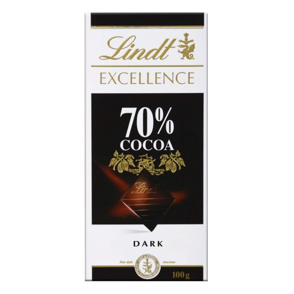 Шоколад горький Excellence какао 70% Lindt 100г