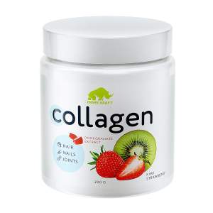 Добавка пищевая Collagen Strawberry-Kiwi Prime Kraft 200г