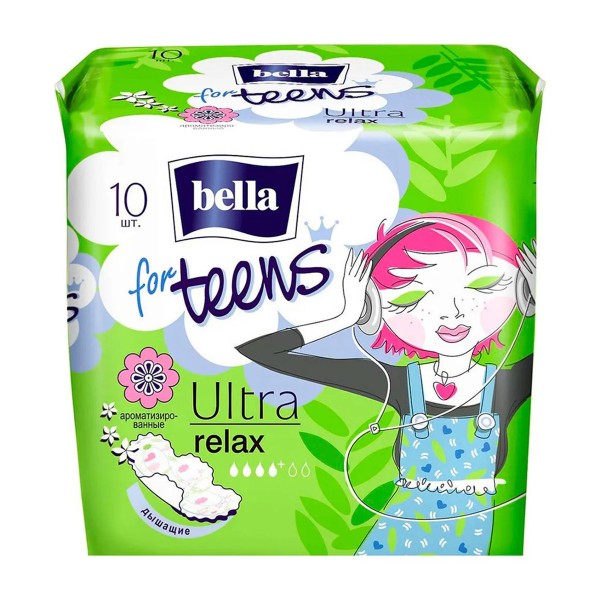 Прокладки гигиенические Bella For teens relax 10шт