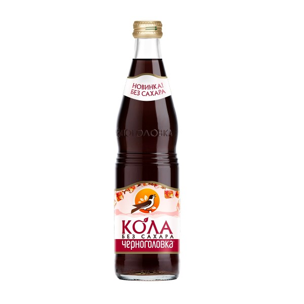 Газированный напиток Кола без сахара Черноголовка 0,5л