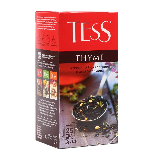 Чай черный Tess Thyme 25пак