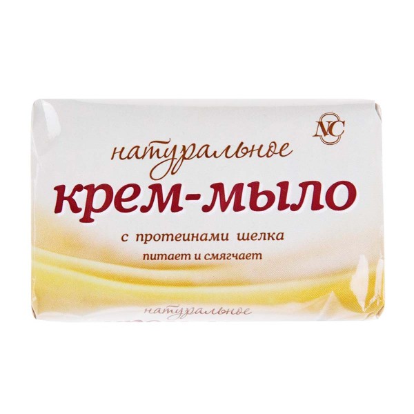 Крем-мыло Невская косметика Натуральное 90г с протеинами шелка