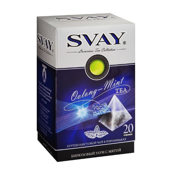 Чай зеленый Svay Oolong-mint 20 пирамидок