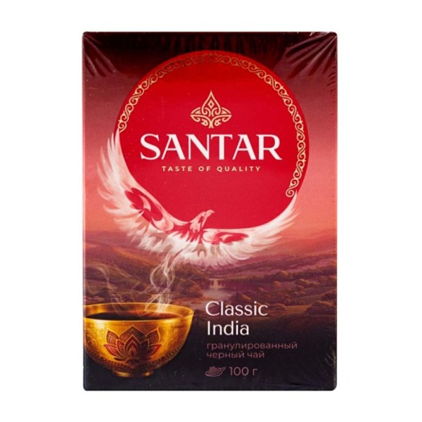 Чай черный Santar Classic India гранулированный 100г