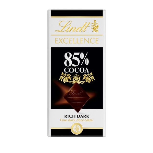 Шоколад горький Excellence какао 85% Lindt 100г