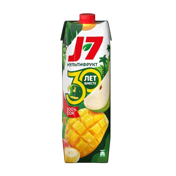 Сок J-7 0,97л мультифрукт с мякотью