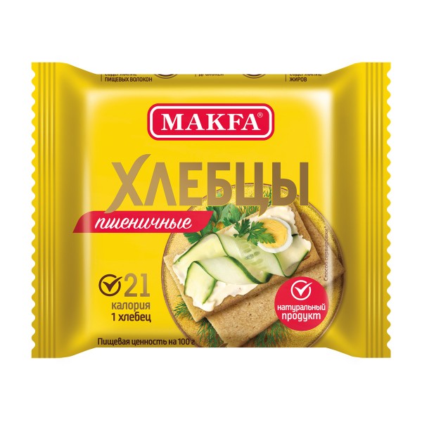 Хлебцы пшеничные запеченные Makfa 60г