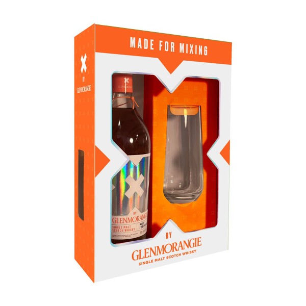 Виски X by Glenmorangie 40% 0,75л +стакан