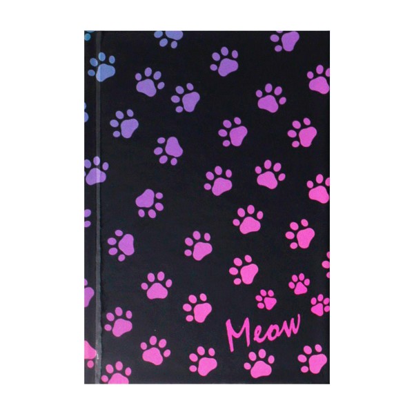 Книжка записная А7 64л клетка склейка Кокос лапки