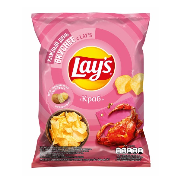 Чипсы Lay's краб 70г