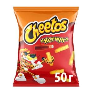 Кукурузные палочки Cheetos 50г со вкусом кетчуп