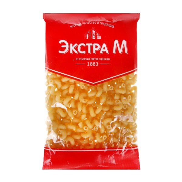 Макаронные изделия Экстра М рожки витые №75 400г
