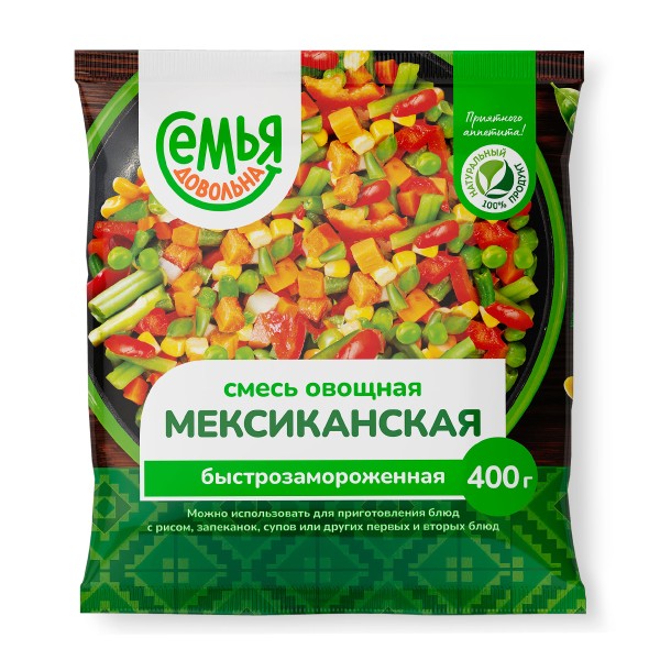Смесь овощная Мексиканская Семья довольна 400г