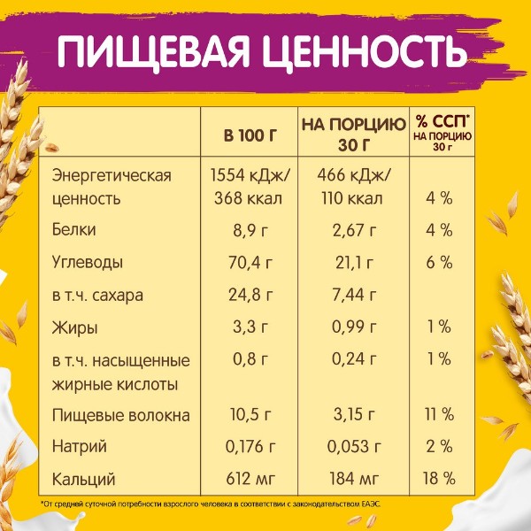 Сухой завтрак Шарики шоколадные Хрутка Nestle 460г