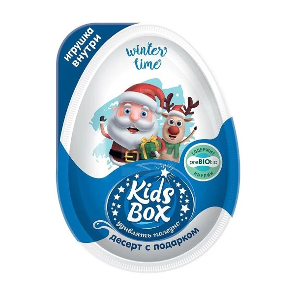 Яйцо Kids Box Winter time десерт с подарком 20г