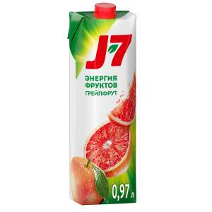 Нектар J-7 0,97л грейпфрут с мякотью