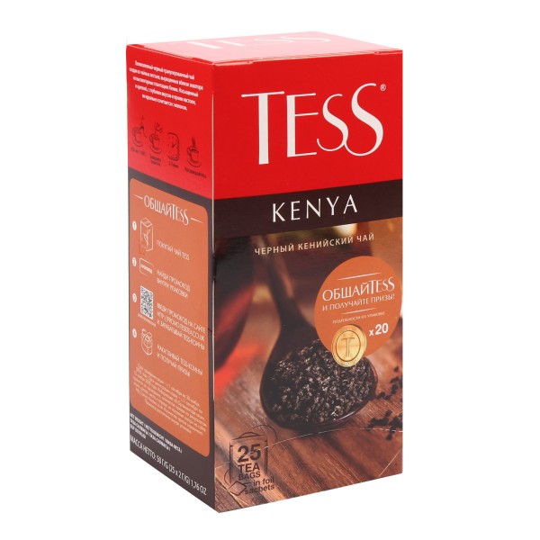 Чай черный Tess Kenya 25пак